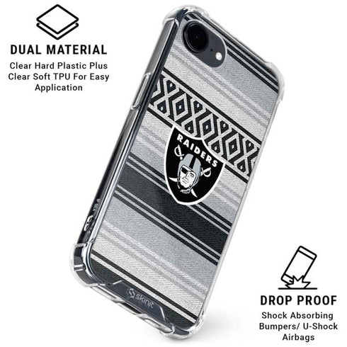 NFL Las Vegas Raiders Trailblazer iPhone 16e Clear Case